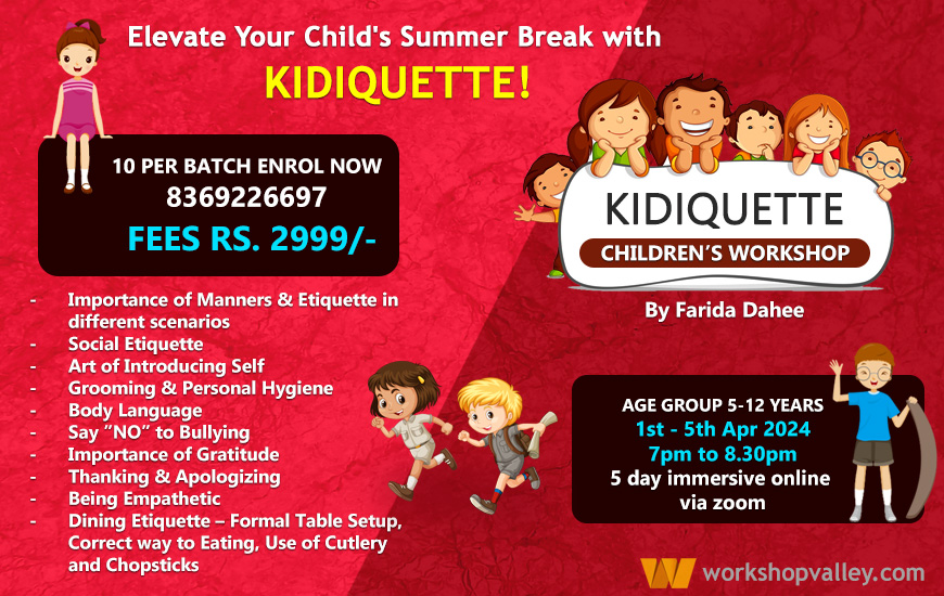 Kidiquette Online Workshop