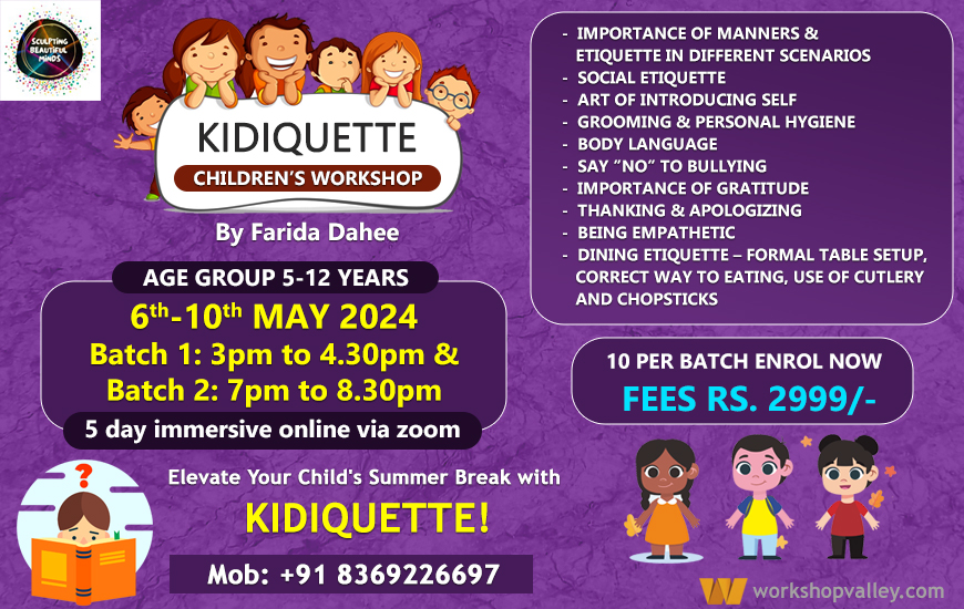 Kidiquette Online Workshop